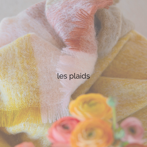plaid BRUN de VIAN-TIRAN