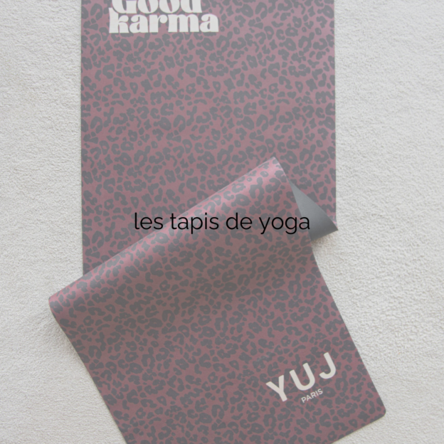 tapis de yoga LEOBROWN YUJ Paris 3mm