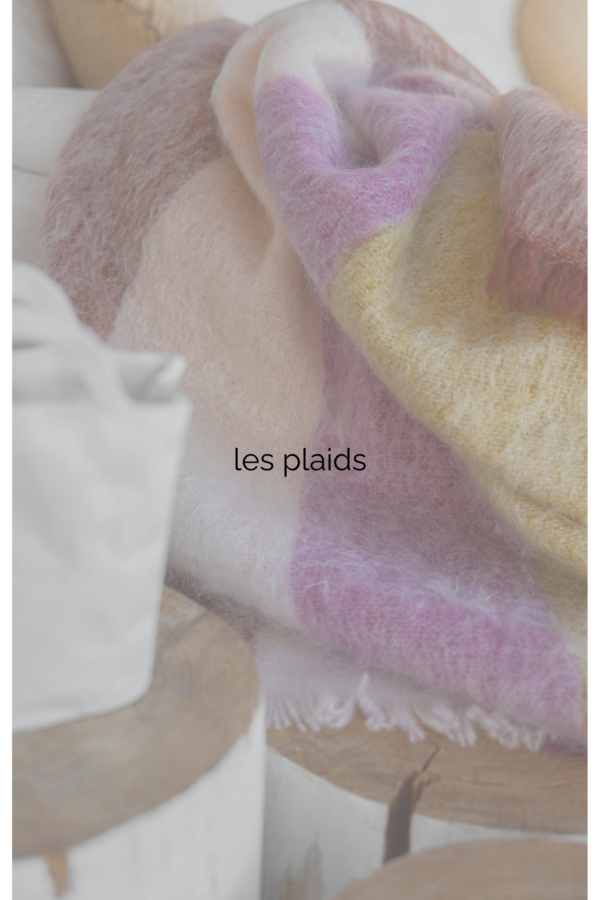 plaid BRUN de VIAN-TIRAN