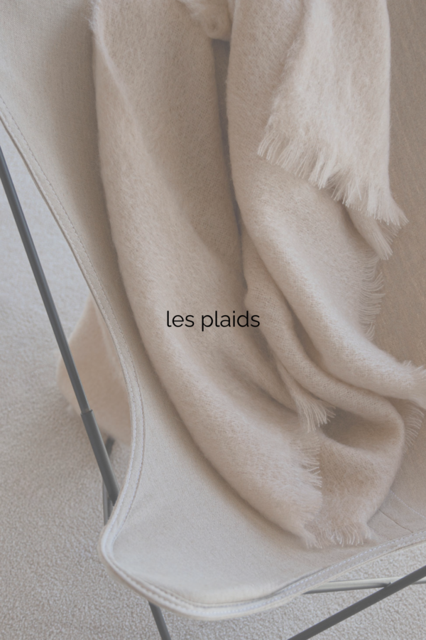 plaid BRUN de VIAN-TIRAN